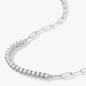 Not Your Basic Samantha Tennis Necklace - NWT - SILVER